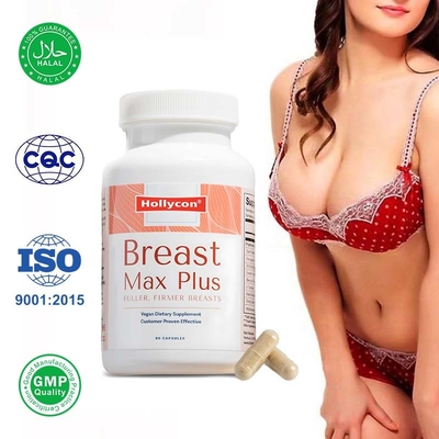 Op maat gemaakte Breast Max capsules vergroten van nature de grootte en vorm van de borst.