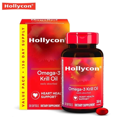 Fabrieke krill-olie softgels bevorderen gewrichtsflexibiliteit en hartgezondheid