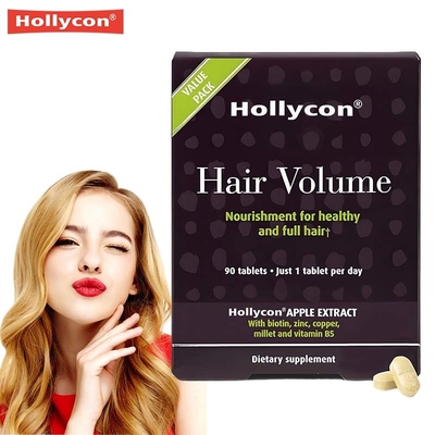 Fabrikant Haarvolume Tabletten bevordert gezonde haargroei Voedt haarzakjes