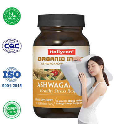 Wholesale Organic India Ashwagandha capsules ondersteunen stressverlichting energie en slaap