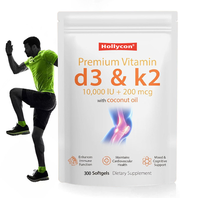 Fabriek Vitamine D3K2 Softgels verbeteren immuunsysteem en hart- en vaatziekten