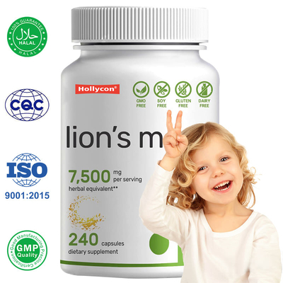 Fabrikant Lions Mane Capsules Brain Nootropic en Immuunsysteem Booster