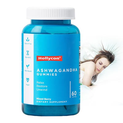 Ashwagandha gummies verminderen stress en cortisol bevorderen ontspanning