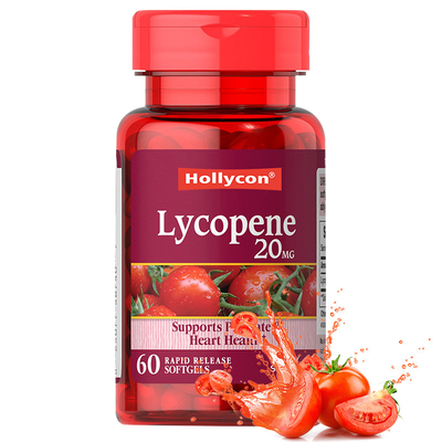 Lycopene softgels voor het bevorderen van de gezondheid van de prostaat 20 mg lycopene supplement