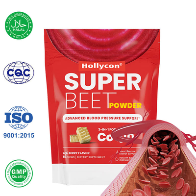 Groothandel bietenwortelgummies met CoQ10 ondersteunen een gezonde bloeddruk
