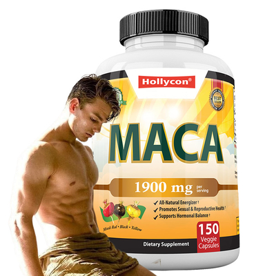 Maca wortel capsules organisch maca wortel mengsel voor stemmingsondersteuning maca capsules
