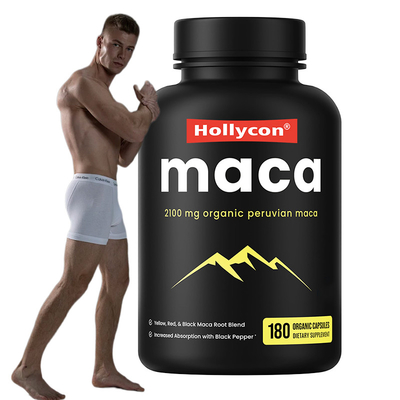 Maca wortel capsules 2100mg organisch maca wortel mengsel voor energie leveren maca capsules