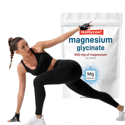 Magnesiumglycinaat capsules voor steun Kalmte Magnesium capsules Spierverlichting