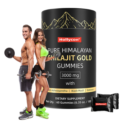 Pure Himalayan Shilajit Gummies 400mg Himalayan Shilajit Gummies voor een boost van energie