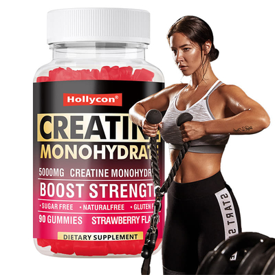 OEM Creatine Monohydraat Gummies voor spierkracht Kauwstoffen Creatine Monohydraat