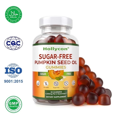 Suikervrije pompoenzaadolie gummies voor haargroei pompoenzaadolie gummies