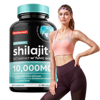 OEM Pure Himalayan Shilajit 10000mg Organische Shilajit capsules voor immuunondersteuning