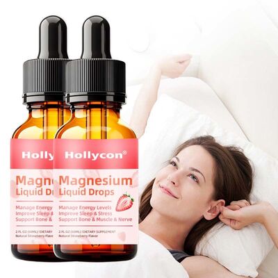 Hoge potentie Magnesium Complex Supplement voor het verbeteren van de slaap en het ondersteunen van botten en spiergroei Magnesium vloeibare druppels