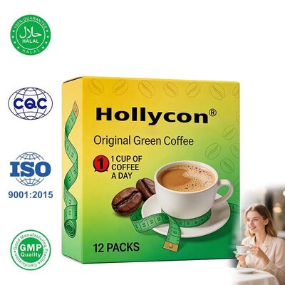 OEM ODM Premium Gewichtsbeheersing Metabolisme Ondersteuning Gebotteld Voedingssupplement Groene koffiepoeder