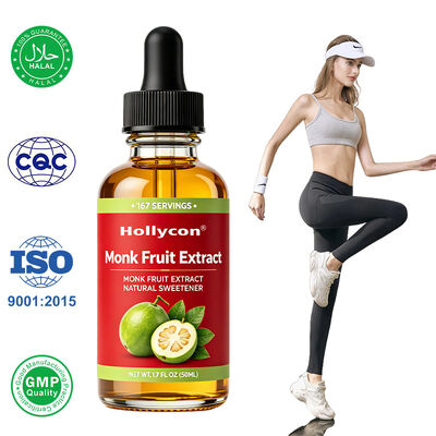 Glutenvrije monniksfruitextract vloeibare druppels met natuurlijke milde fruitsmaak en aanpasbare concentratie